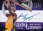 2012-13 Panini Intrigue - Dunk Company Autographs Platinum #3 Kobe Bryant AU, SN1