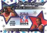 2004-05 Topps - All-Star Support #AS-BF Kobe Bryant / Steve Francis