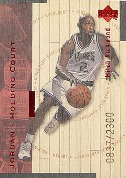 1998 Upper Deck Hardcourt - Jordan Holding Court Red #J23 Mitch Richmond / Michael Jordan