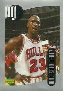 1998 Upper Deck Michael Jordan Stickers #109 Michael Jordan