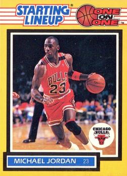 1989 Kenner Starting Lineup Cards One on One #NNO Michael Jordan