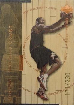 1998 Upper Deck Hardcourt - Jordan Holding Court Bronze #J20 Allen Iverson / Michael Jordan