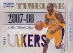 2009-10 Playoff National Treasures - Timeline Materials Custom Team Nicknames Prime #1 Kobe Bryant MEM, SN25