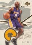 2003-04 UD Glass - Cutting Edge Jerseys #CE-KB Kobe Bryant MEM, SN100