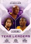 2010-11 Panini Rookies & Stars - Team Leaders #13 Pau Gasol / Lamar Odom / Kobe Bryant