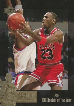 1995-96 Upper Deck The Jordan Collection Jumbo #JC1 1985 NBA Rookie of the Year