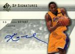 2003-04 SP Authentic - Signatures #KB-A Kobe Bryant AU, SP