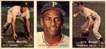 1957 Topps - Salesman Samples #NNO Billy Martin / Roberto Clemente / Dick Groat