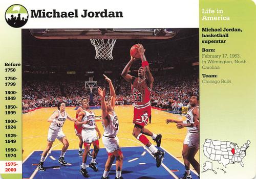 1994-01 Grolier Story of America Cards #24.12 Michael Jordan