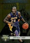2015-16 Panini Totally Certified - Certified Champions #9 Kobe Bryant SN199