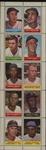 1964 Bazooka Stamps - Panels #3 Ernie Banks / Bob Clemente / Curt Flood / Jesse Gonder / Woodie Held / Don Lock / Dave Nicholson / Joe Pepitone / Brooks Robinson / Carl Yastrzemski