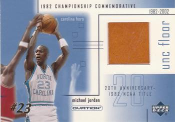 2001-02 Upper Deck Ovation - MJ UNC Memorabilia #MJF3 Michael Jordan - MEM: Game-used Floor