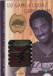 2001-02 Upper Deck Hardcourt - UD Game Floor / Game Film #KB-F Kobe Bryant MEM MEM: Floor and Film