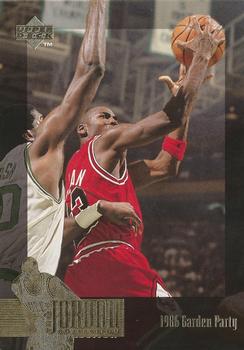 1995-96 Upper Deck The Jordan Collection Jumbo #JC13 1986 Garden Party