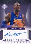 2012-13 Panini Innovation - Fine Print Autographs #8 Kobe Bryant AU