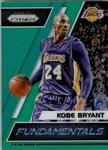 2017-18 Panini Prizm - Fundamentals Green Prizms #2 Kobe Bryant