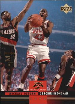 1998 Upper Deck Michael Jordan Career Collection #51 Michael Jordan/MJ Retro 93-94 UD Mr. June