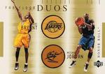 2001-02 Upper Deck Honor Roll - Fab Floor Duos #KB/MJ-F Kobe Bryant / Michael Jordan MEM