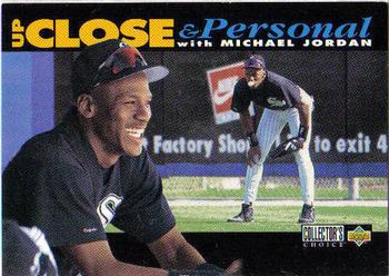 1994 Collector's Choice #635 Michael Jordan - BASE: Black stripe at bottom of card