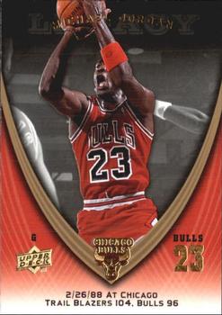 2008-09 Upper Deck Michael Jordan Legacy Collection #236 Michael Jordan - Game 236