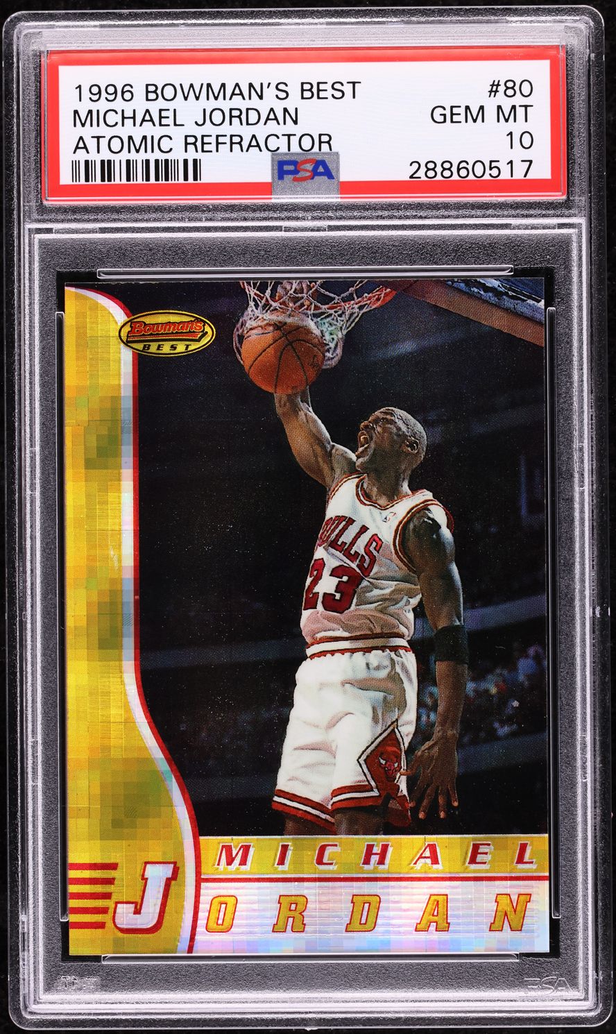 1996 Bowman's Best Atomic Refractor #80