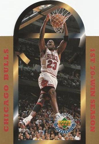 1996 Upper Deck Authenticated Chicago Bulls 1st 70-Win Season #NNO Chicago Bulls - 1st 70-Win Season
