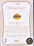 2014-15 Panini Flawless - Patch Autographs Emerald #PA-KB Kobe Bryant AU, MEM, SN5