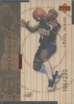 1998 Upper Deck Hardcourt - Jordan Holding Court Bronze #J7 Bobby Jackson / Michael Jordan