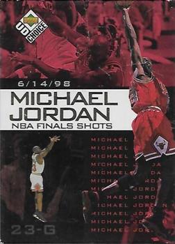 1998-99 UD Choice Preview - Michael Jordan NBA Finals Shots #9 Michael Jordan