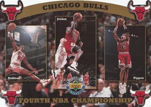 1996 Upper Deck Authenticated Chicago Bulls Fourth NBA Championship #NNO Chicago Bulls - Fourth NBA Championship