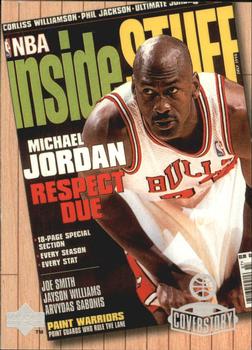 1998 Upper Deck Michael Jordan Living Legend - Cover Story #C8 Michael Jordan - Inside Stuff 7/98