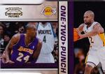 2010-11 Playoff Contenders Patches - One-Two Punch Die Cuts Gold #24 Kobe Bryant / Derek Fisher SN99