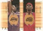2001-02 Upper Deck Hardcourt - Fantastic Floor #KB/DM Kobe Bryant / Darius Miles MEM, SN100 MEM: Floor