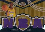 2006-07 Topps Triple Threads - Relics Sepia #TTR-61 Kobe Bryant MEM, SN27 NBA