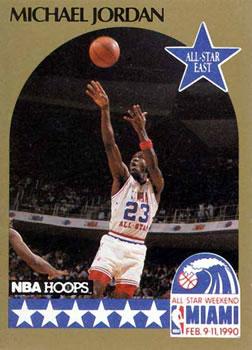 1990-91 Hoops - All-Star Program Perforated #NNO Michael Jordan