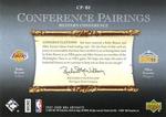 2007-08 Upper Deck Artifacts - Conference Pairings #CP-BI Kobe Bryant / Allen Iverson MEM, SN150