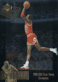 1995-96 Upper Deck - The Jordan Collection #JC6 Michael Jordan - 1988 NBA Slam Dunk Champion