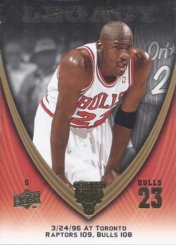 2008-09 Upper Deck Michael Jordan Legacy Collection #752 Michael Jordan - Game 752