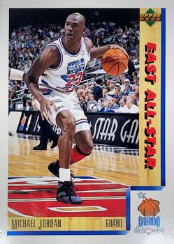 1991-92 Upper Deck Italian #4 Michael Jordan - VAR: Hologram on back is 1993 style (Upper Deck text and diamond logo)