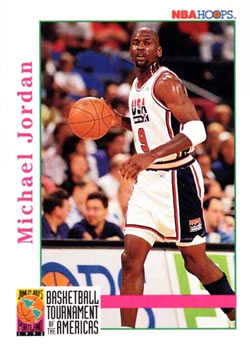 1992-93 Hoops #341 Michael Jordan