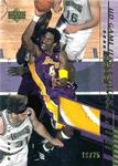 2000-01 Upper Deck - UD Game Jersey Patches Gold (Series One) #KB-G Kobe Bryant MEM, SN25 MEM: Patch; 2000 copyright