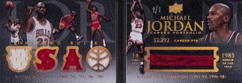 2008-09 Upper Deck Exquisite Collection - Hinged Cards #MJ10 Michael Jordan USA
