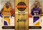 2009-10 Panini Timeless Treasures - Home & Road Gamers Prime #6 Kobe Bryant MEM, SN10