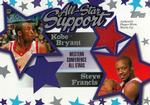 2004-05 Topps - All-Star Support Relics #ASR-BF Kobe Bryant / Steve Francis MEM, SN250