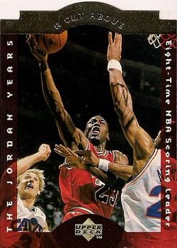1996-97 Collector's Choice - A Cut Above: The Jordan Years Jumbo #CA2 Michael Jordan