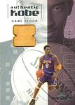 2001-02 Upper Deck MVP - Authentic Kobe #KBF7 Kobe Bryant MEM MEM: Game-used Floor