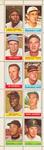 1964 Bazooka Stamps - Panels #4 Hank Aguirre / Jim Grant / Harmon Killebrew / Jim Maloney / Juan Marichal / Bill Mazeroski / Juan Pizarro / Boog Powell / Ed Roebuck / Ron Santo