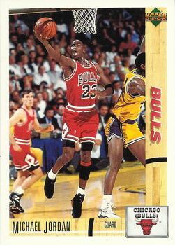 1991-92 Upper Deck Italian #38 Michael Jordan - VAR: Hologram on back is 1992 style (Diamond logo)