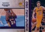 2010-11 Playoff Contenders Patches - One-Two Punch #23 Kobe Bryant / Pau Gasol