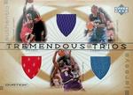 2001-02 Upper Deck Ovation - Tremendous Trios #MJ/KB/KG Michael Jordan / Kobe Bryant / Kevin Garnett MEM